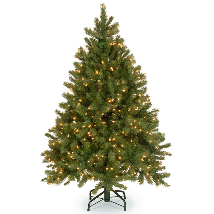 The Holiday Aisle® 4.5ft. Downswept DouglasFir Tree with Dual Color LED
